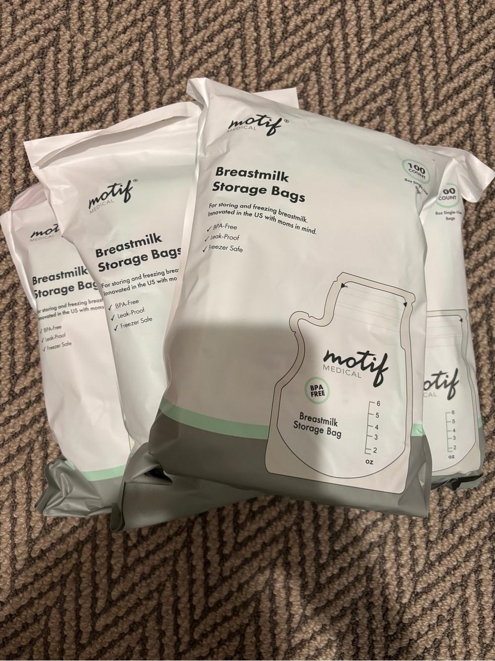 Motif Medical Breastmilk Storage Bags